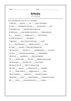 Vorschau - Arbeitsblätter - XXL-Bundle: English Grammar Essentials (Articles, Suffixes & Prepositions) - Seite 1