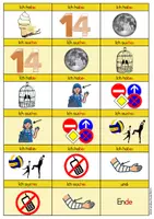Vorschau - Spiele - Bildlesespiel Buchstabe V Klasse 1 -Ich habe-Wer hat?- - Seite 3