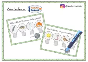 Vorschau - Fördermaterial/Inklusion - phonologische Bewusstheit - Karten - Seite 1