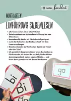 Vorschau - Fördermaterial/Inklusion - Einführung Silbenlesen Konsonanten mit je allen Vokalen - Deckblatt
