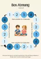 Vorschau - Bildkarten - 4 Atemübungen für Kinder – schnell, wirksam, direkt einsetzbar - Seite 2