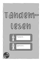 Vorschau - Arbeitsblätter - Tandemlesen 2.0- gemeinsam Lesen - Deutsch - ab 2. Klasse - Seite 1