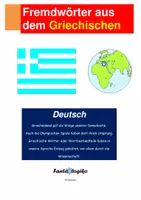 Vorschau - Stundenentwürfe - Fremdwörter aus dem Griechischen - Deckblatt
