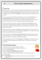 Vorschau - Arbeitsblätter - Sicherer Datenaustausch - Privatsphäre & Verschlüsselung - Deckblatt
