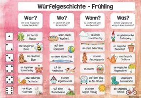 Vorschau - Arbeitsblätter - Frühling Würfelgeschichte - Seite 1