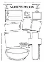 Vorschau - Arbeitsblätter - Aschermittwoch – Katholisches Kirchenjahr Steckbrief & Infotext - Seite 2