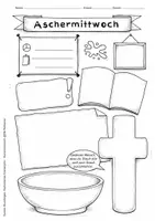 Vorschau - Arbeitsblätter - Aschermittwoch – Katholisches Kirchenjahr Steckbrief & Infotext - Seite 3