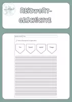 Vorschau - Arbeitsblätter - Schreibanlass Fasnacht – Reizwortgeschichte - Deckblatt