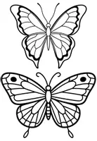 Vorschau - Mal- und Bastelvorlagen - Fensterbild Schmetterling Öltechnik - Seite 3