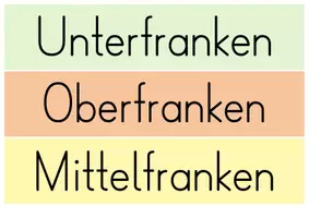 Vorschau - Poster - Regierungsbezirke Bayern - Tafelmaterial - Seite 3