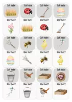 Vorschau - Spiele - Ich habe – wer hat? Frühling-Wortschatzspiel | Sprachförderung Kindergarten - Seite 3