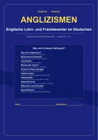 Vorschau - Arbeitsblätter - Anglizismen im Deutschen: Sprachwandel verstehen & reflektieren (B1–C1) - Deckblatt