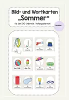 Vorschau - Fördermaterial/Inklusion - Sommer Bild- und Wortkarten DaZ Anfangsunterricht - Deckblatt
