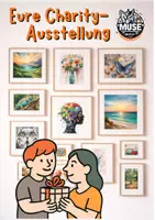 Vorschau - Anderer Materialtyp - Kunstausstellung für den guten Zweck - Deckblatt