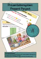Vorschau - Präsentationen/Tafelbilder - Präsentationsfolien Present Perfect - Deckblatt