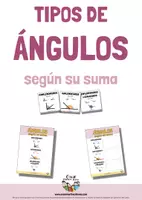Vista previa - Hojas de trabajo - TIPOS DE ÁNGULOS según su suma - Portada