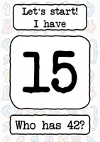 Vorschau - Spiele - Numbers 1-100 – I have... Who has... (30 Karten) - Seite 1