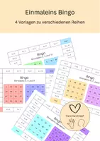 Vorschau - Spiele - Einmaleins Bingo - Deckblatt