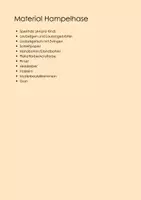 Vorschau - Mal- und Bastelvorlagen - Hampelhase - Materialliste, Anleitung und Vorlage - Seite 1