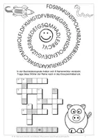 Vorschau - Arbeitsblätter - Spiralwörter ins Kreuzworträtsel 2 - Seite 2