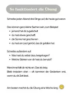 Vorschau - Arbeitsblätter - Glück - Drei gute Dinge – Reflexionsheft und Achtsamkeitstagebuch - Seite 2