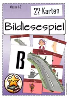 Vorschau - Spiele - Bildlesespiel Buchstabe ß Klasse 1 -Ich habe -Wer hat?- - Deckblatt