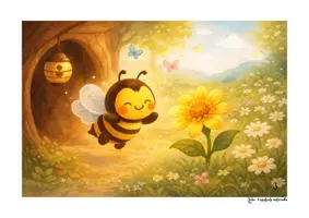 Aperçu - Cartes / Images - Sophie, l'abeille et les fleurs de toutes les couleurs - Page 2