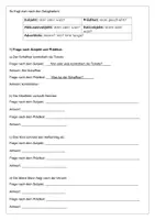 Vorschau - Arbeitsblätter - Die Satzglieder - Subjekt und Prädikat - Seite 1