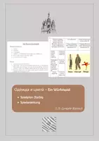 Vorschau - Arbeitsblätter - Одежда и цвета - Ein Würfelspiel - Deckblatt