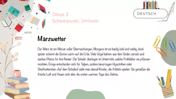 Vorschau - Arbeitsblätter - Diktate für den Frühling - Seite 3