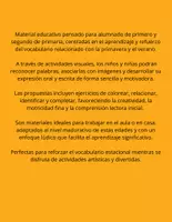 Vista previa - Hojas de trabajo - ACTIVIDADES PARA TRABAJAR LA PRIMAVERA Y EL VERANO - página 1
