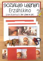 Vorschau - Anderer Materialtyp - Soziales Lernen Erzählkino (zum Bilderbuch: Der Löwe in dir) - Deckblatt