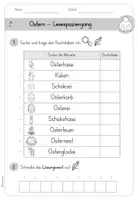Vorschau - Spiele - Ostern - differenzierter Lesespaziergang (1. Klasse) - Seite 3
