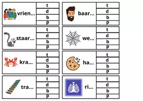 Voorbeeld - Materiaal pakket spel knijpkaartjes - Pagina 2
