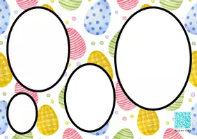 Aperçu - Cartes d'exercices - Pâques - Grandeurs de cercles - Page de couverture