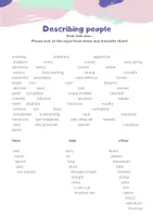 anteprima - Esercizi - Describing people, characterisations ("Descrivere le persone e le loro caratteristiche") - Pagina di copertina