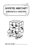 Vorschau - Arbeitsblätter - Würfel & Würfelnetze – Geometrie Arbeitsblätter zu Quader & Ansichten - Seite 2