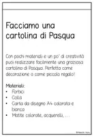 anteprima - Materiale per pittura e bricolage - Progetto di arte: Cartolina di Pasqua - Pagina 2