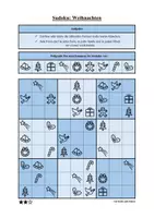 Vorschau - Arbeitsblätter - Sudoku 9x9: Weihnachten & Advent - Logisches Denken fördern! - Seite 2