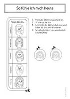 Vorschau - Mal- und Bastelvorlagen - Gefühlsampel basteln mit Ivi Igel (Freebie) - Seite 2