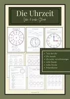Vorschau - Arbeitsblätter - Die Uhrzeit (volle und halbe Stunde) - Deckblatt