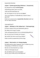Vorschau - Arbeitsblätter - Exponentielles Wachstum Aufgaben Lösung - Seite 2
