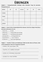 Vorschau - Arbeitsblätter - Verben im Präsens Konjugation, starke & trennbare Verben Übungsheft mit Lösungen, Klasse 4 - Seite 2