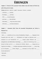 Vorschau - Arbeitsblätter - Verben im Präsens Konjugation, starke & trennbare Verben Übungsheft mit Lösungen, Klasse 4 - Seite 3
