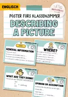Vorschau - Poster - Describing a picture | Poster | oral exam | Freebie | Klasse 8 / 9 - Deckblatt