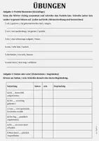 Vorschau - Arbeitsblätter - Verben im Perfekt: Tabellen, Satzpuzzle, Brief-Lückentext inkl. Lösungen Klasse 4 - Seite 2
