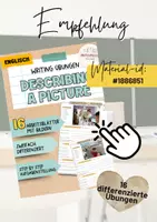 Vorschau - Poster - Describing a picture | Poster | oral exam | Freebie | Klasse 8 / 9 - Seite 1