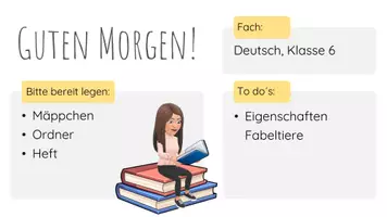 Vorschau - Arbeitsblätter - Fabeln - Menschliche Eigenschaften der Fabeltiere - Seite 1