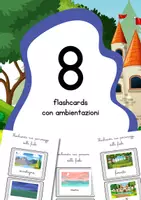 anteprima - Flashcard - Flashcards ambientazioni delle fiabe - Pagina di copertina