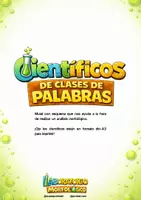 Vista previa - Juegos / Gamificación - Laboratorio Morfológico (Tipos de palabras) - página 1